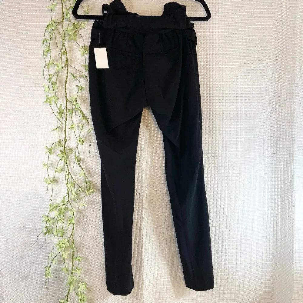 Motherhood Maternity Petite Stretching Suiting Straight Leg Pant Black P…